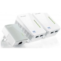 POWERLINE PLC WIFI TP-LINK AV600 300MB 2PORT (2xTL-WPA4220)